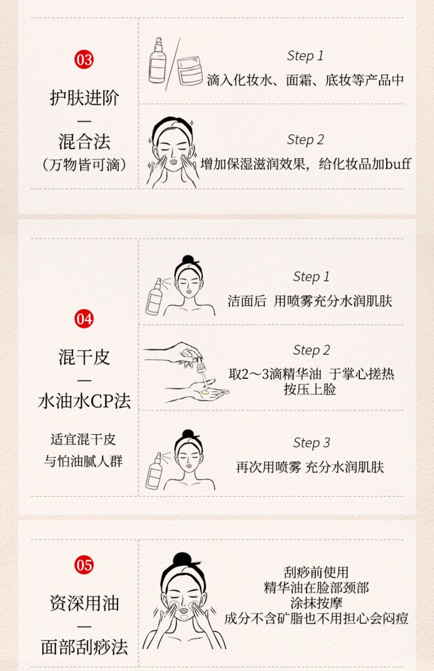 萃乐活（trilogy）油养修护旅行套盒保湿舒缓玫瑰精华油补水修护面部润肤5ml20ml20g