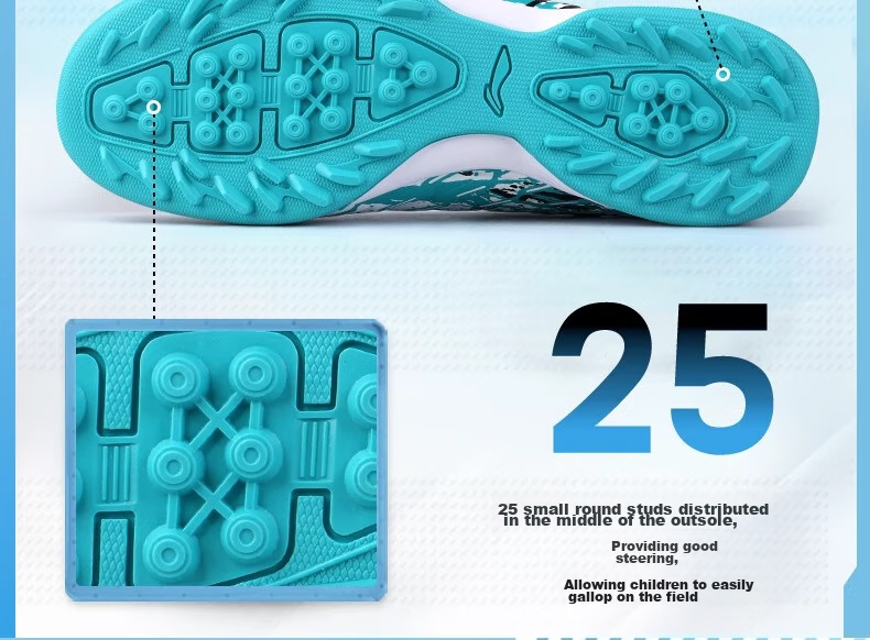 Футбольные бутсы Li-Ning для детей, модель Jin Series, зеленые, размер 32