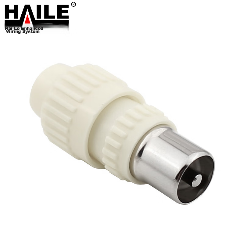 Разъем RF HAILE TV-G5, штекер, 75-5 Ом, мужской, упаковка 10 шт.