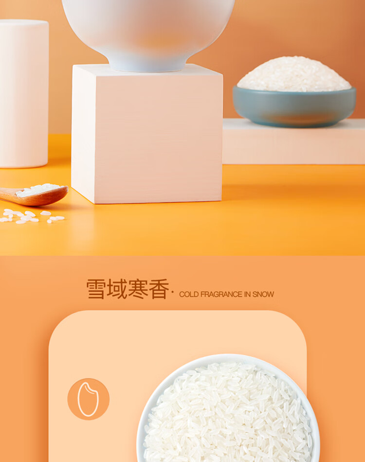 十月稻田 稻香米5kg 东北大米10斤 原粮稻花香2号 东北香米 粳米