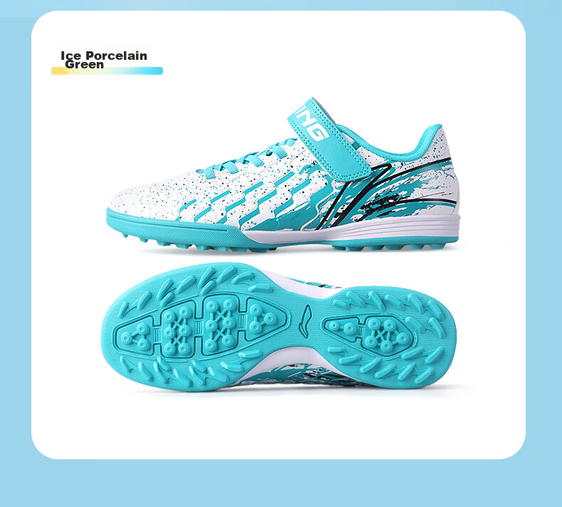 Детские футбольные бутсы Li-Ning для зальных покрытий, размер 32, синий