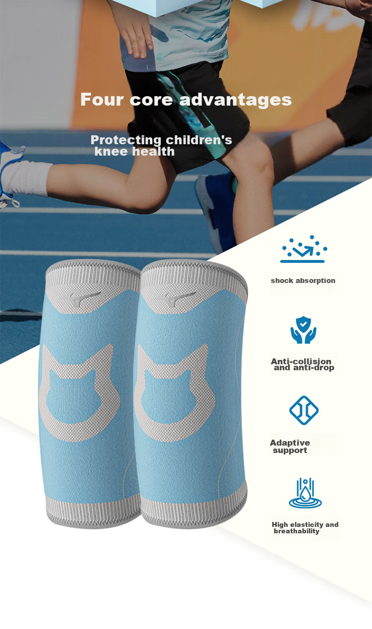 Детские наколенники MIZUNO для спорта, баскетбола, бега, защита от падений, на колено, размер S, черный, 2 шт.