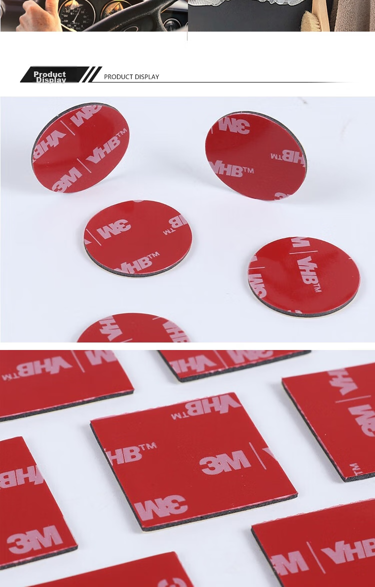 3M Двусторонний скотч 5952 VHB, черный, 80мм x 100мм, 2 шт.