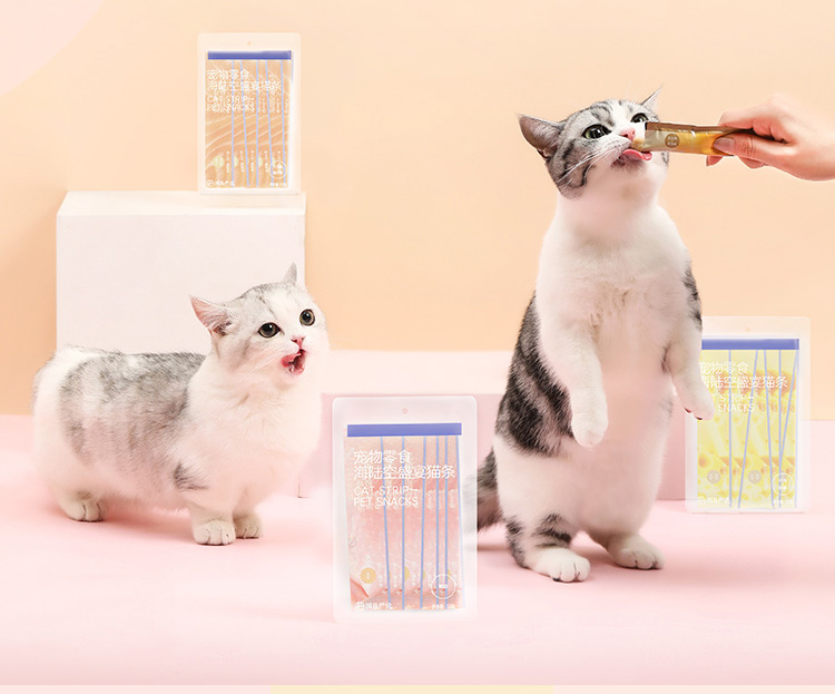 网易严选 猫零食猫条猫湿粮 成猫幼猫通用猫咪零食 三文鱼+扇贝口味12g*6条