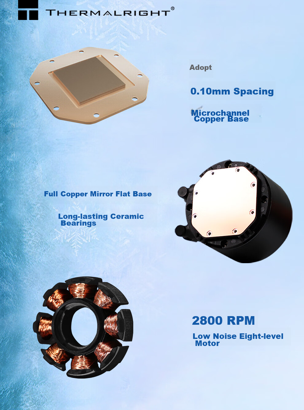 Водоблок для процессора Thermalright Frozen Magic 240, жидкостное охлаждение, ARGB подсветка