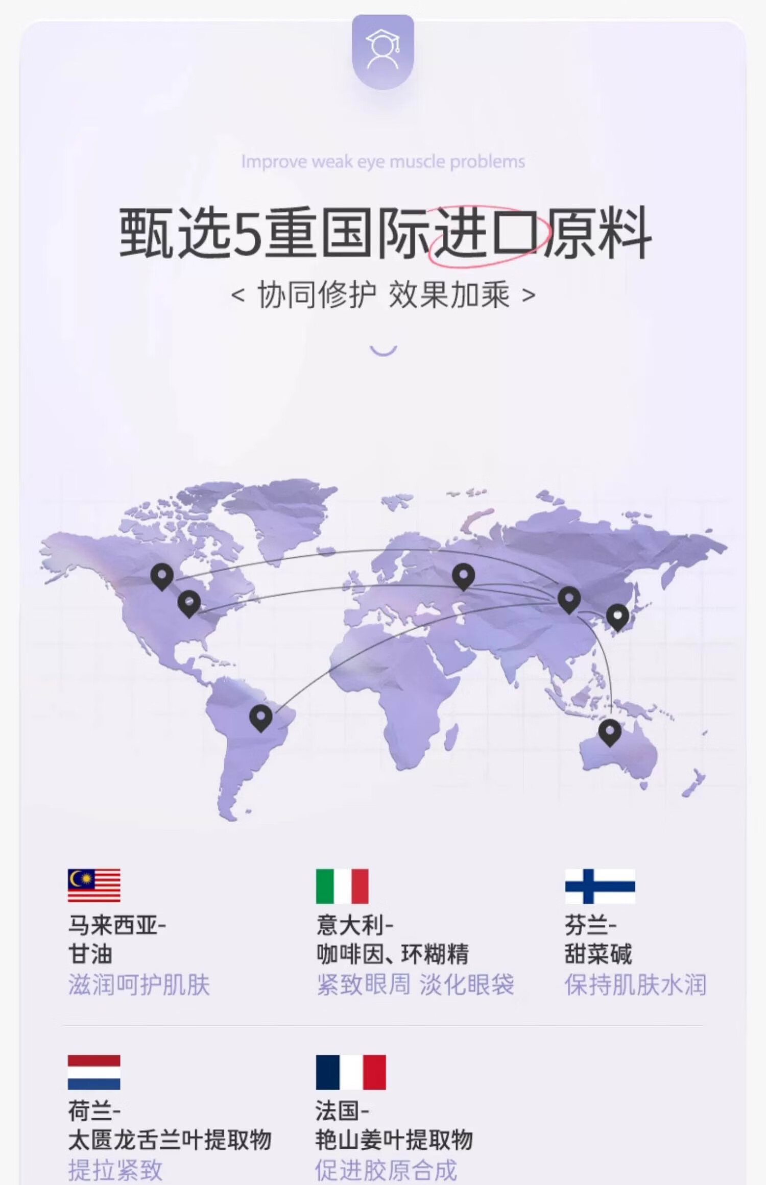 KAZOO冻干眼膜贴淡化黑眼圈细纹眼袋抗皱提拉紧致眼部肌肤熬夜男女可用 单盒装【五组装】告别眼纹 30