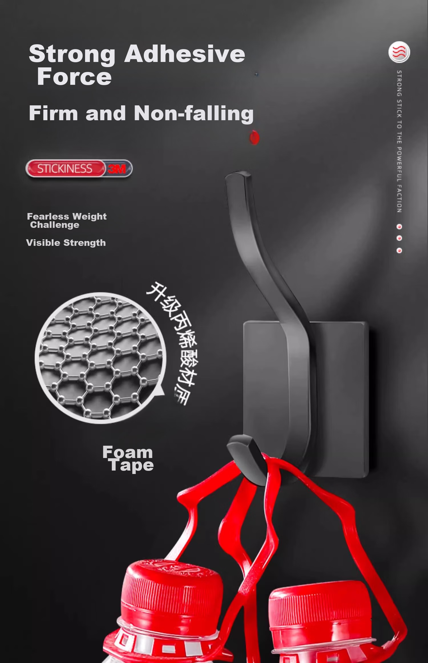 3M Двусторонний скотч GPL110, 40 мм, водостойкий, термостойкий, без следов