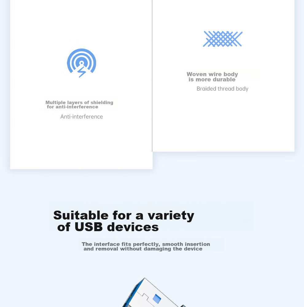 Кабель-удлинитель ULT-unite USB 3.0 AM/AF, 1 метр, алюминиевый корпус, плетеный