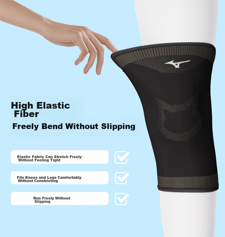 Детские наколенники MIZUNO для спорта, баскетбола, бега, защита от падений, на колено, размер S, черный, 2 шт.