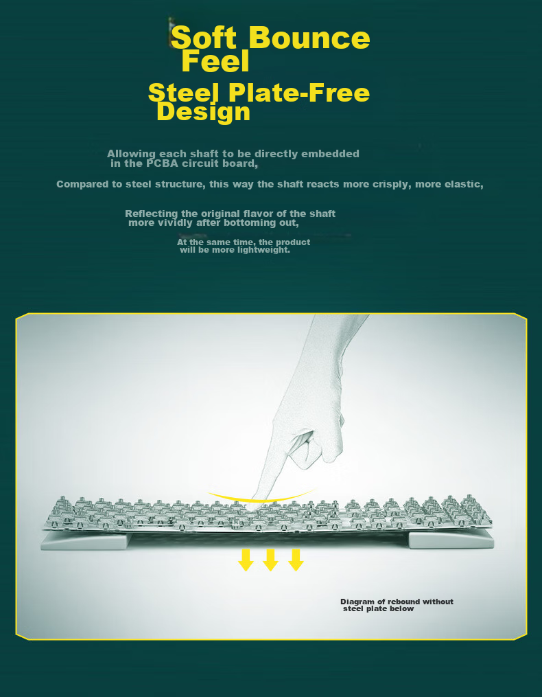 CHERRY MX3.0S Wireless Mechanical Keyboard Pikachu Co-Branded Edition, 108-клавишная игровая клавиатура, Bluetooth, трехрежимная беспроводная офисная клавиатура
