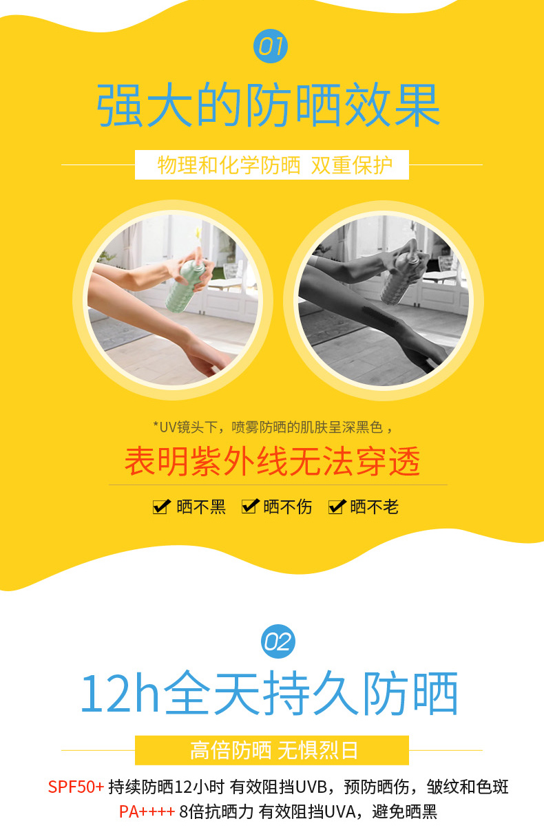 爱伽丝(Ajuste)日本进口防晒喷雾田园防蚊320ml（高效防晒 清爽透气）