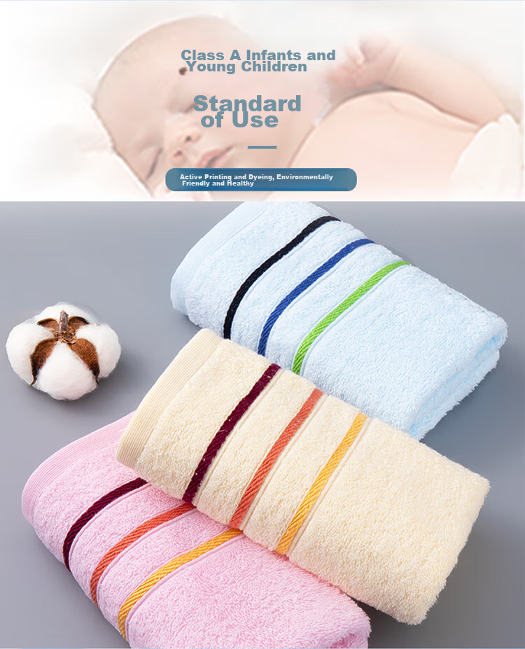 Набор антибактериальных полотенец Grace из 100% хлопка Xinjiang Cotton, 3 шт., высокоабсорбирующие, комфортные лицевые полотенца