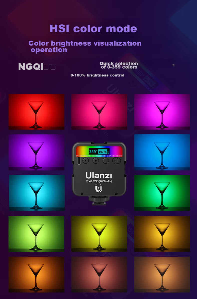 RGB видеосвет Ulanzi