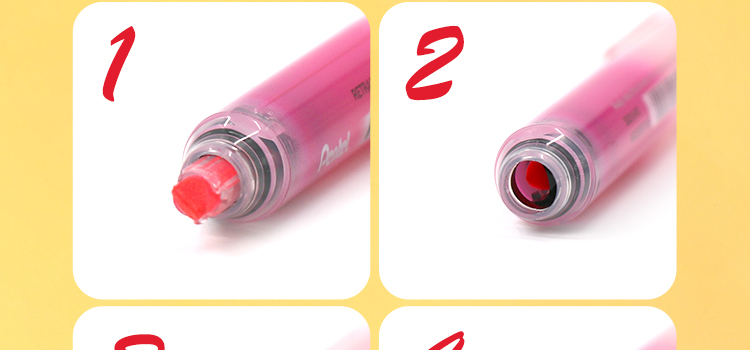 Маркер Pentel SXS15, выдвижной, для журналов, большой емкости, перезаправляемый, флуоресцентный, 4.5 мм, небесно-голубой