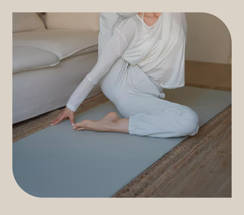 Профессиональный коврик для йоги MANDUKA PROlite Legend Series, противоскользящий, утолщенный, 4.7 мм, песочно-белый