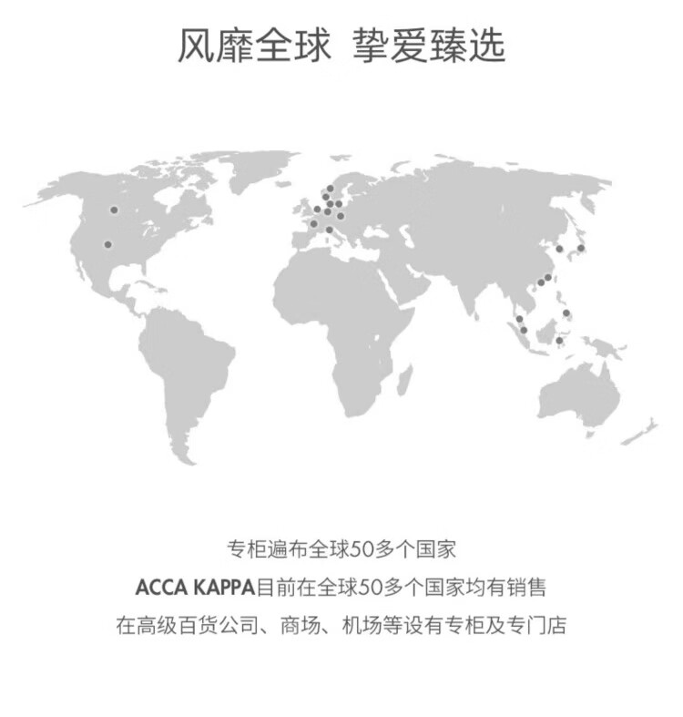 ACCA KAPPA艾克卡帕白苔古龙香水30ml 中性白麝香 持久淡香 男女士节日礼物
