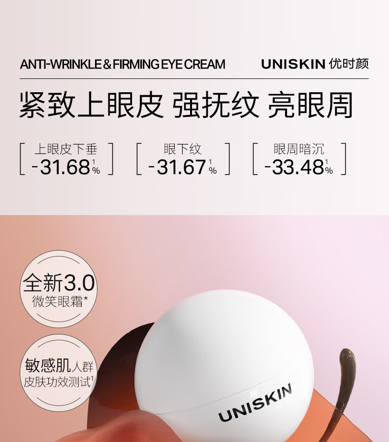 优时颜（UNISKIN）3.0眼霜18g 眼精华15ml 眼膜5P 黑引力精华2.0 极光瓶 黑引力面霜 限定套组