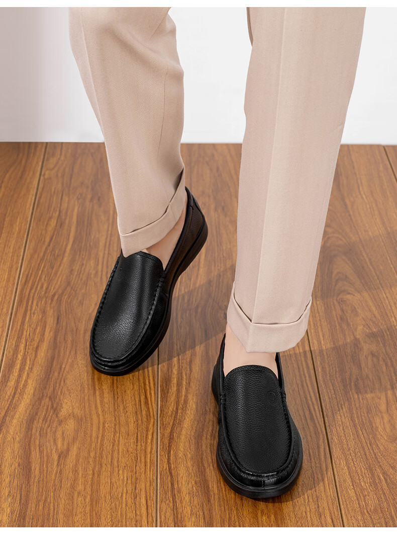 Мужские туфли LAORENTOU Business Casual LA11112 Черные 41