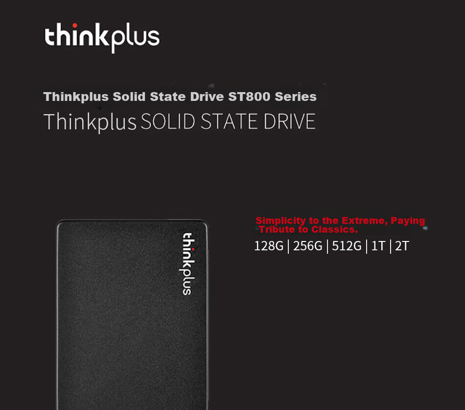 Твердотельный накопитель ThinkPlus Lenovo 256GB SSD ST800 Series SATA3.0