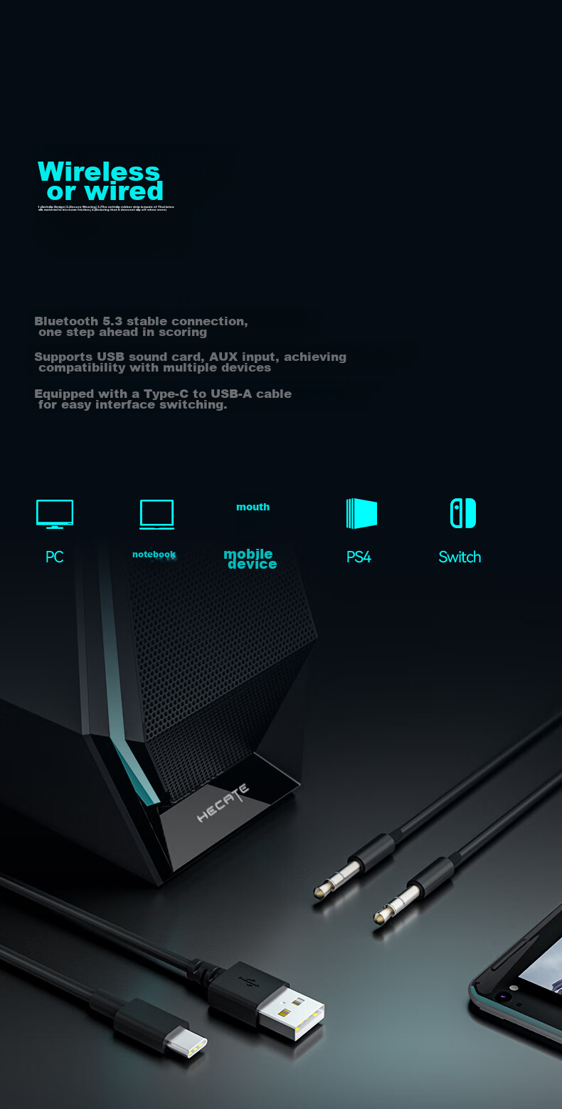 Игровые колонки 2.1 с Bluetooth