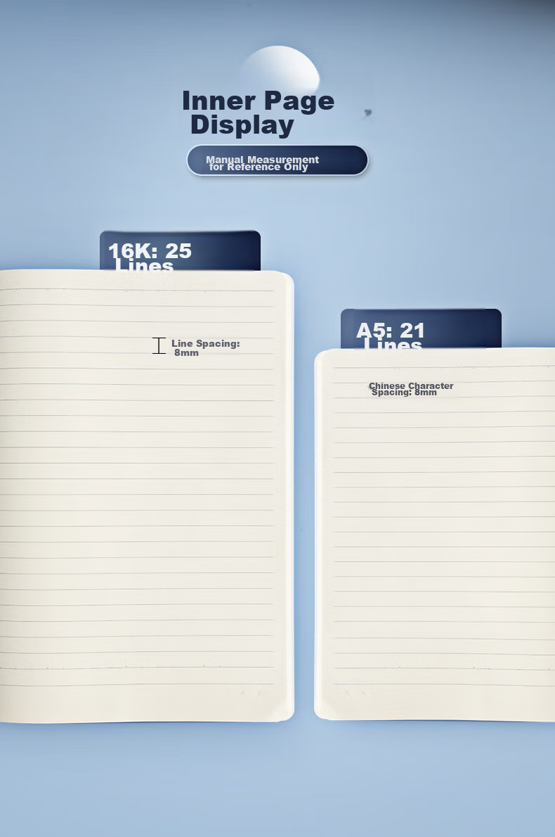 Блокнот M&G Stationery, 16K, 40 листов, 4 шт. в упаковке, бежевый