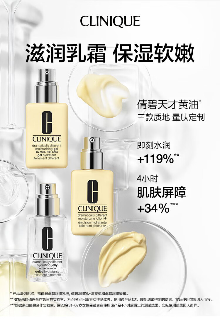 倩碧混皮黄油200ml 无油清爽型乳液面霜补水保湿护肤品生日礼物送女友