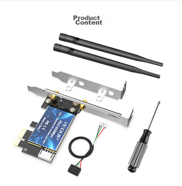 Wi-Fi Bluetooth 4.0 сетевая карта EDUP EP-9619, 600M Dual-Band PCI-E, беспроводной модуль для настольного компьютера