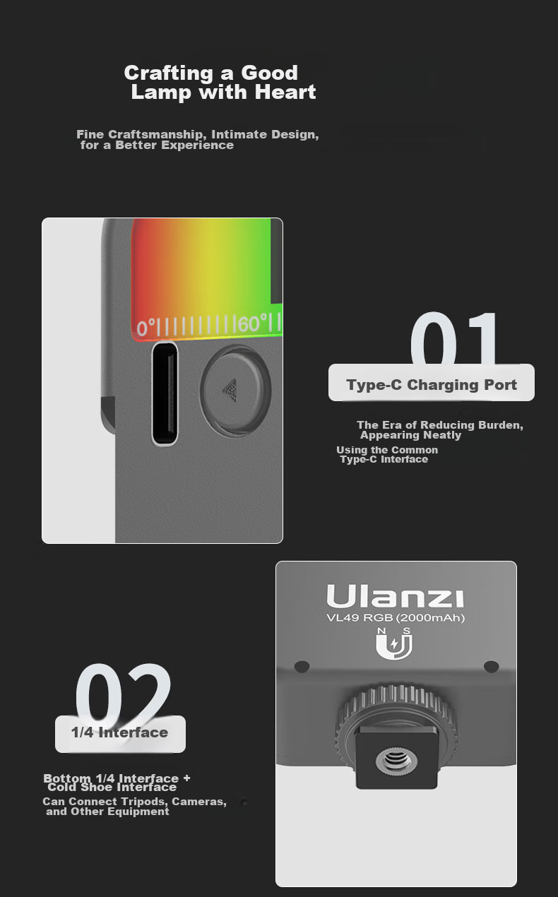 RGB видеосвет Ulanzi