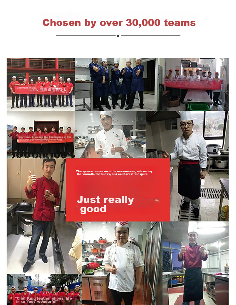 Рабочая обувь Chuwang Chef Shoes, мужская, нескользящая, водостойкая, маслостойкая, для кухни и отеля, из кожи, модель 6222
