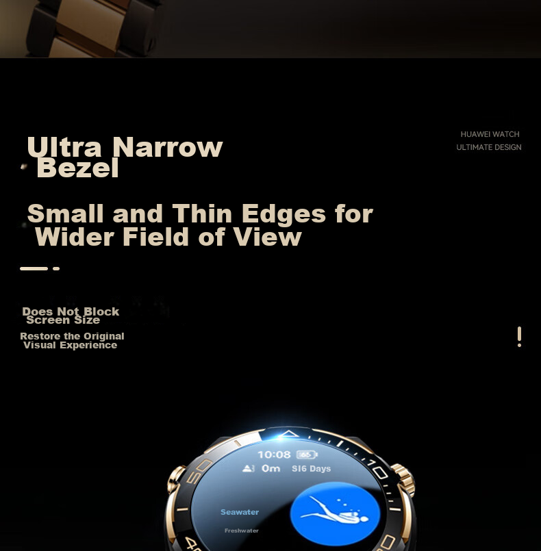 Защитная пленка для экрана Huawei Watch Ultimate, закаленное стекло, высокая четкость, защита от царапин и падений