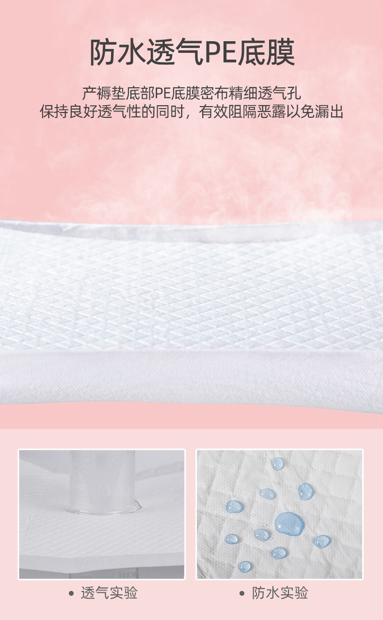 安可新 孕产妇产褥垫10片装 产后产褥期护理垫成人一次性热风无纺布防水垫隔尿垫月经垫 （升级款）