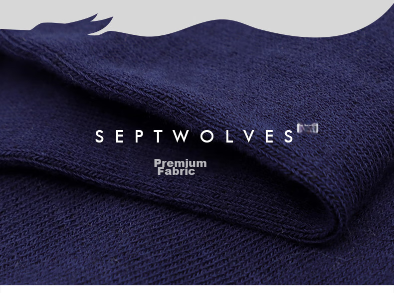 Мужские носки SEPTWOLVES, 5 пар, хлопковые, антибактериальные, средней длины, для мужчин, размер универсальный, красный