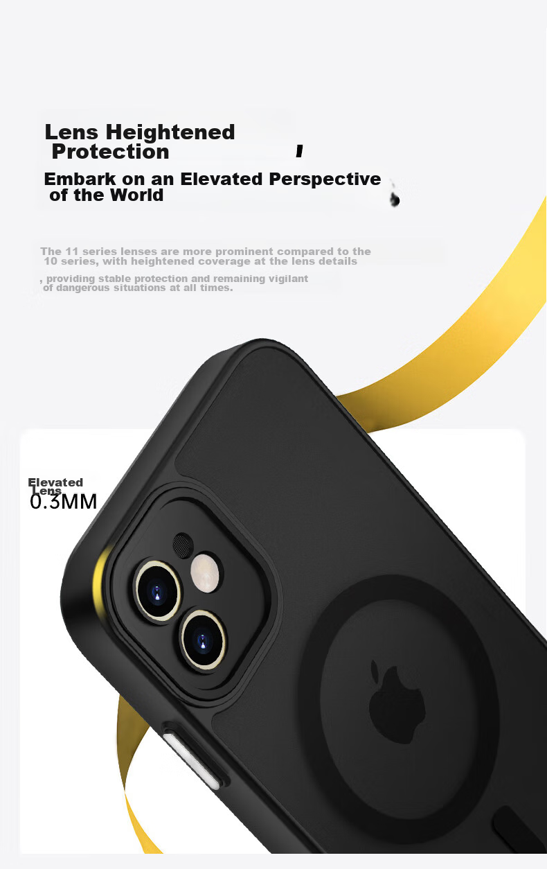 Чехол KEKLLE для iPhone 11, магнитный, с беспроводной зарядкой, противоударный, синий
