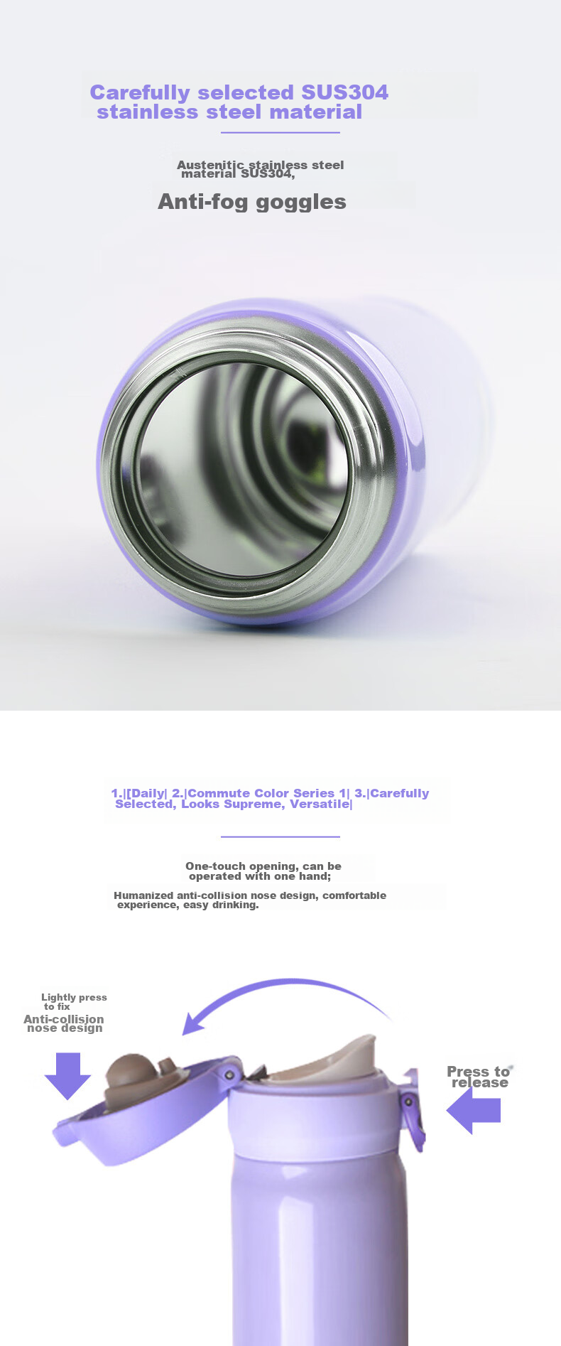 Термос THERMOS JNL-503, 500 мл, черный, для мужчин и женщин, отличный подарок на день рождения и Новый год