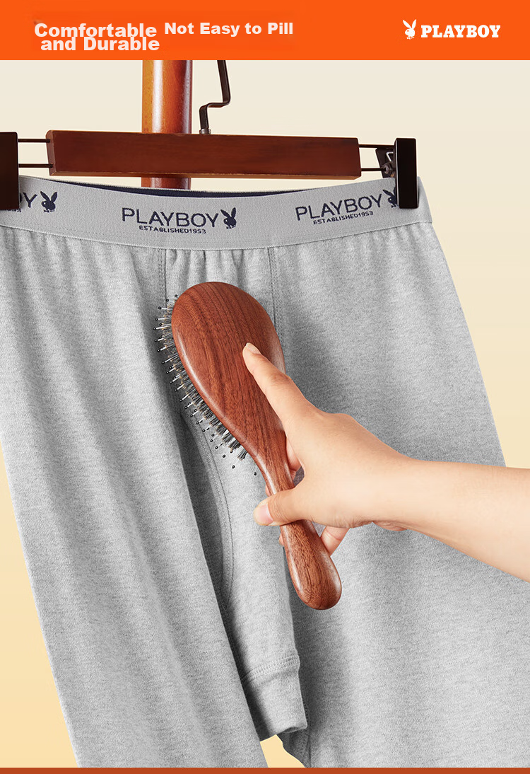 Термобелье мужское PLAYBOY, 100% хлопок, антибактериальное, для осени и зимы, размер 2XL