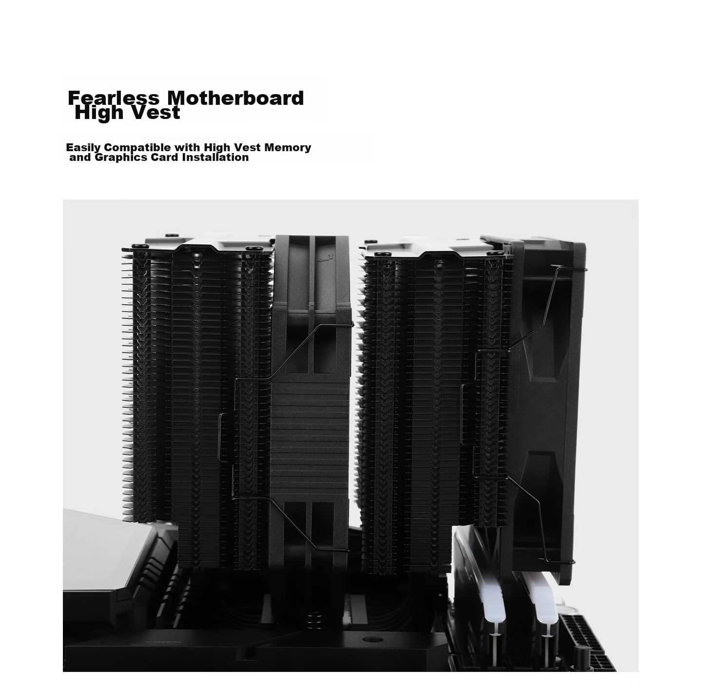 Воздушный кулер Thermalright Peerless Assassin 140 BLACK, AGHP GEN4.0, двухбашенный, черное покрытие, PA140 BLACK