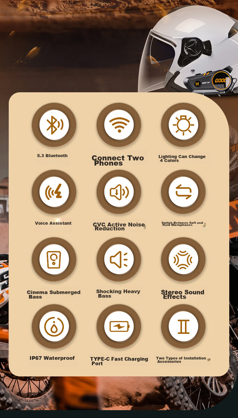 Мотошлем с Bluetooth