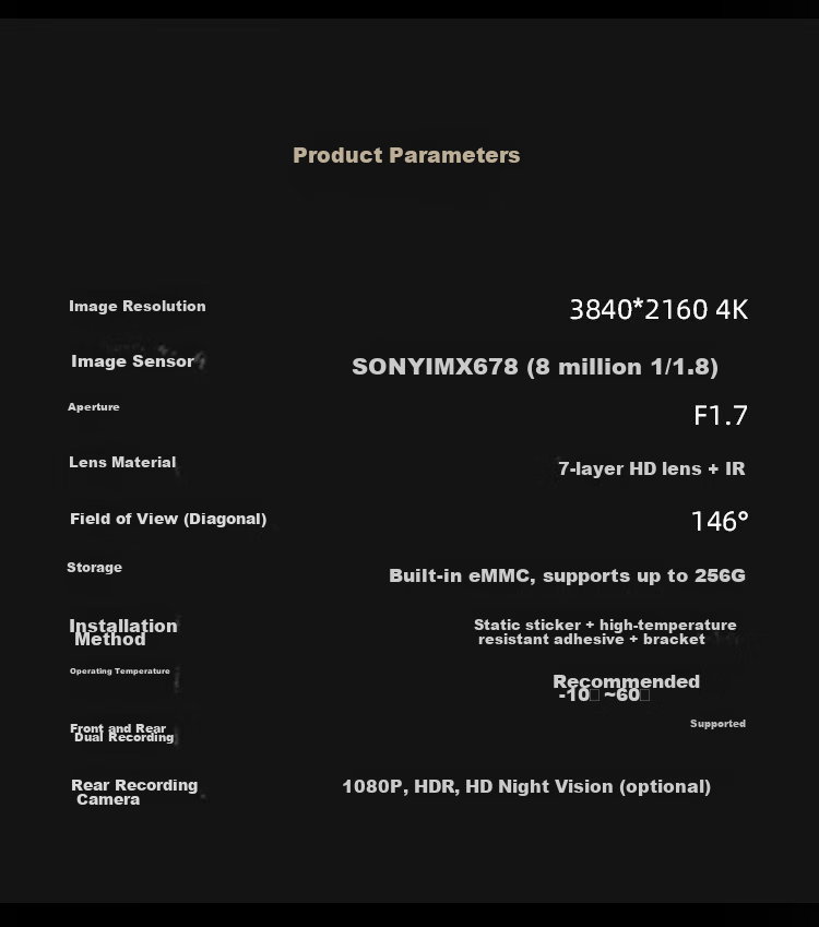 Видеорегистратор 70mai M800, 4K Ultra HD, ночное видение, 4G, 64 ГБ