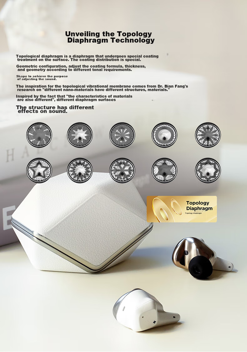 Беспроводные наушники HIFIMAN Svanar Wireless Jr с активным шумоподавлением, True Wireless, Bluetooth