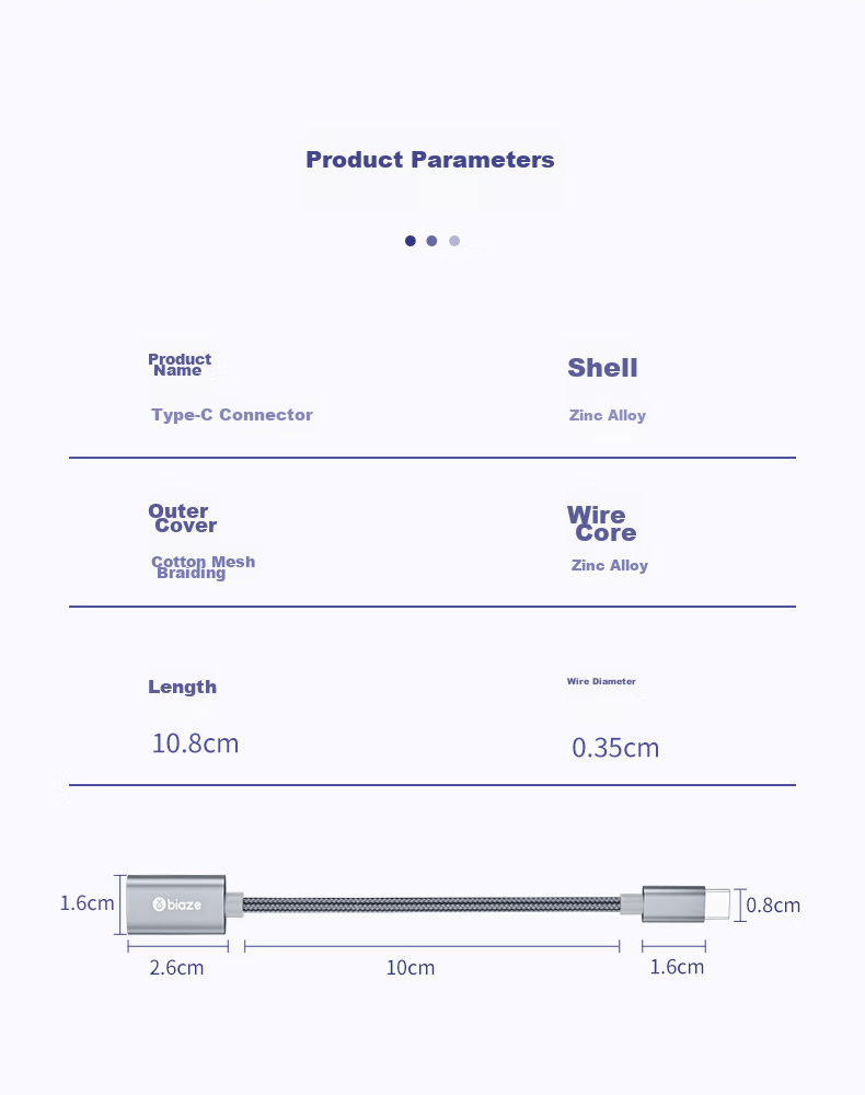 Кабель BIAZE OTG, адаптер Type-C на USB, конвертер USB-C Female в USB Male для телефонов Android, Apple, компьютеров MacBook, подключение USB-накопителей