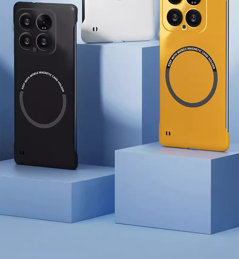 Чехол POZZO для Xiaomi 14, черный, с MagSafe