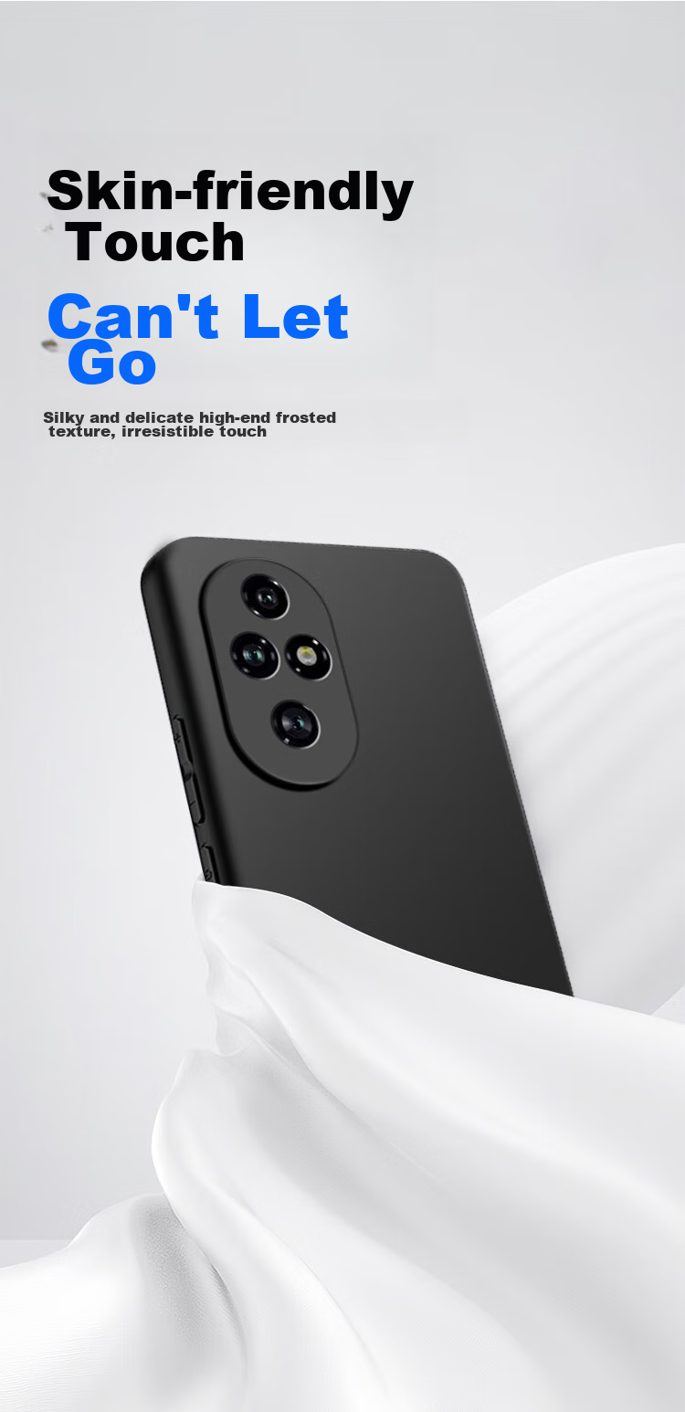 Чехол для телефона Honor 200 Pro, противоударный, матовый, защита камеры, черный
