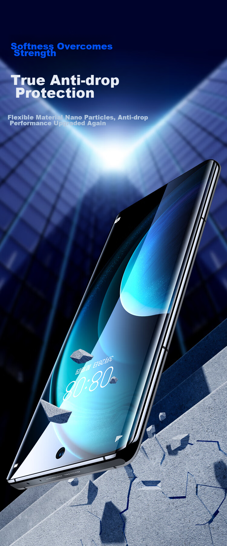 BIAZE Защитная гидрогелевая пленка для Vivo X100 Ultra, 2 шт., полноэкранная, противоударная, антиотпечатки