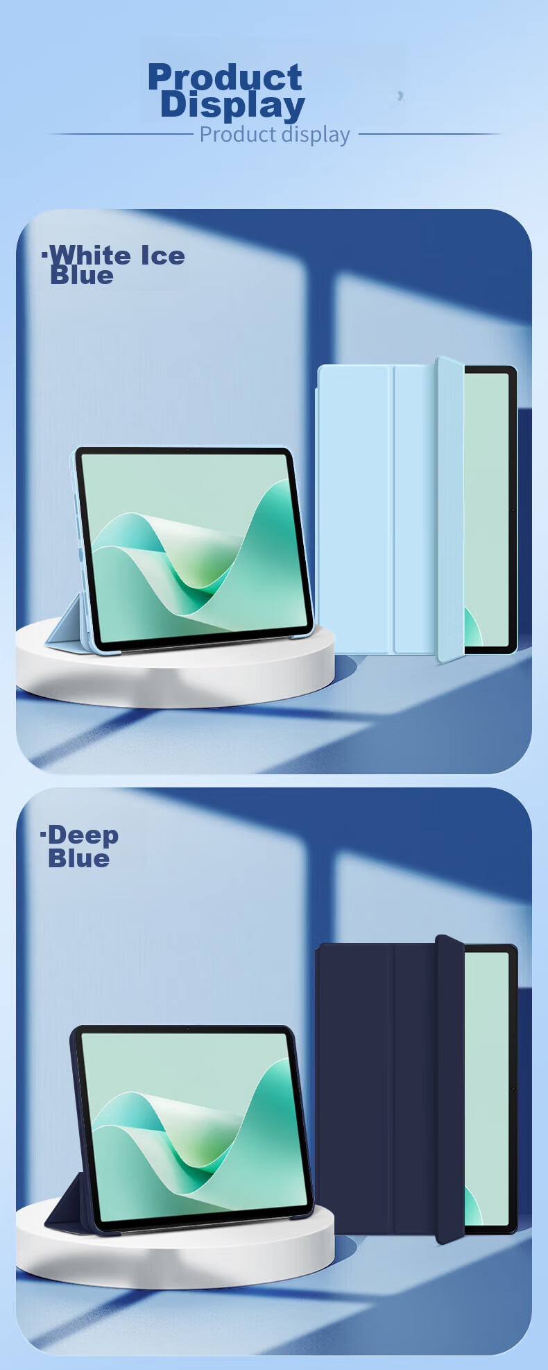 Чехол ALittleFlower для Huawei MatePad 11.5S 2024, синий