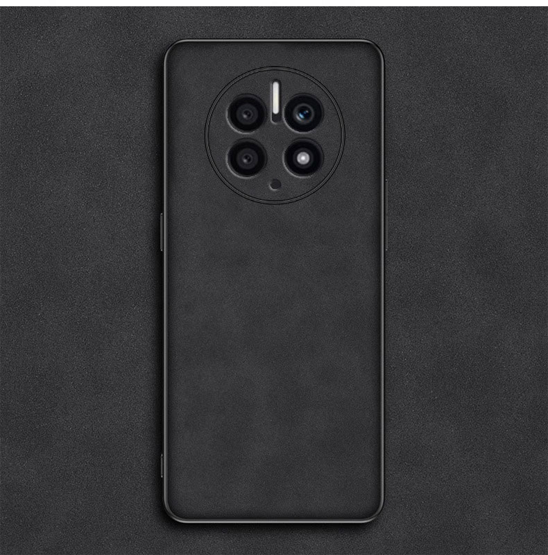 Чехол POZZO для Huawei Mate 50, противоударный, с полной защитой объектива, из мягкой кожи ягненка, серый