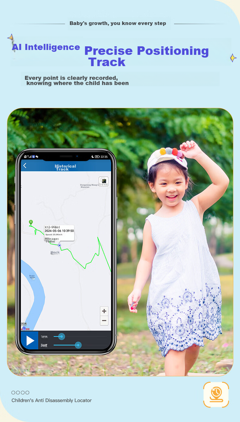 Детский GPS-трекер Zhenjiang, противоугонное устройство для детей, кнопка-трекер для младенцев, устройство для предотвращения деменции и потери у пожилых людей