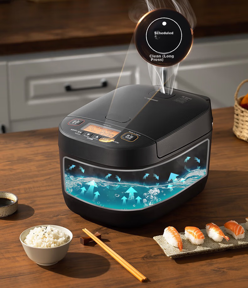 Рисоварка ZO JIRUSHI NW-YAH10C, Черная, 3 л, 1040 Вт, IH, для 2-3 человек, Япония