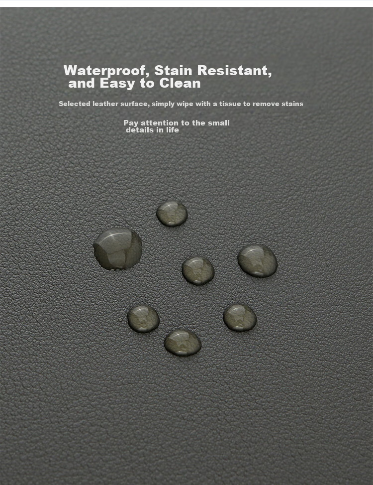 Коврик для мыши Rantopad S10, большой, из водостойкой кожи, для офиса и игр, 90x45 см, темно-серый