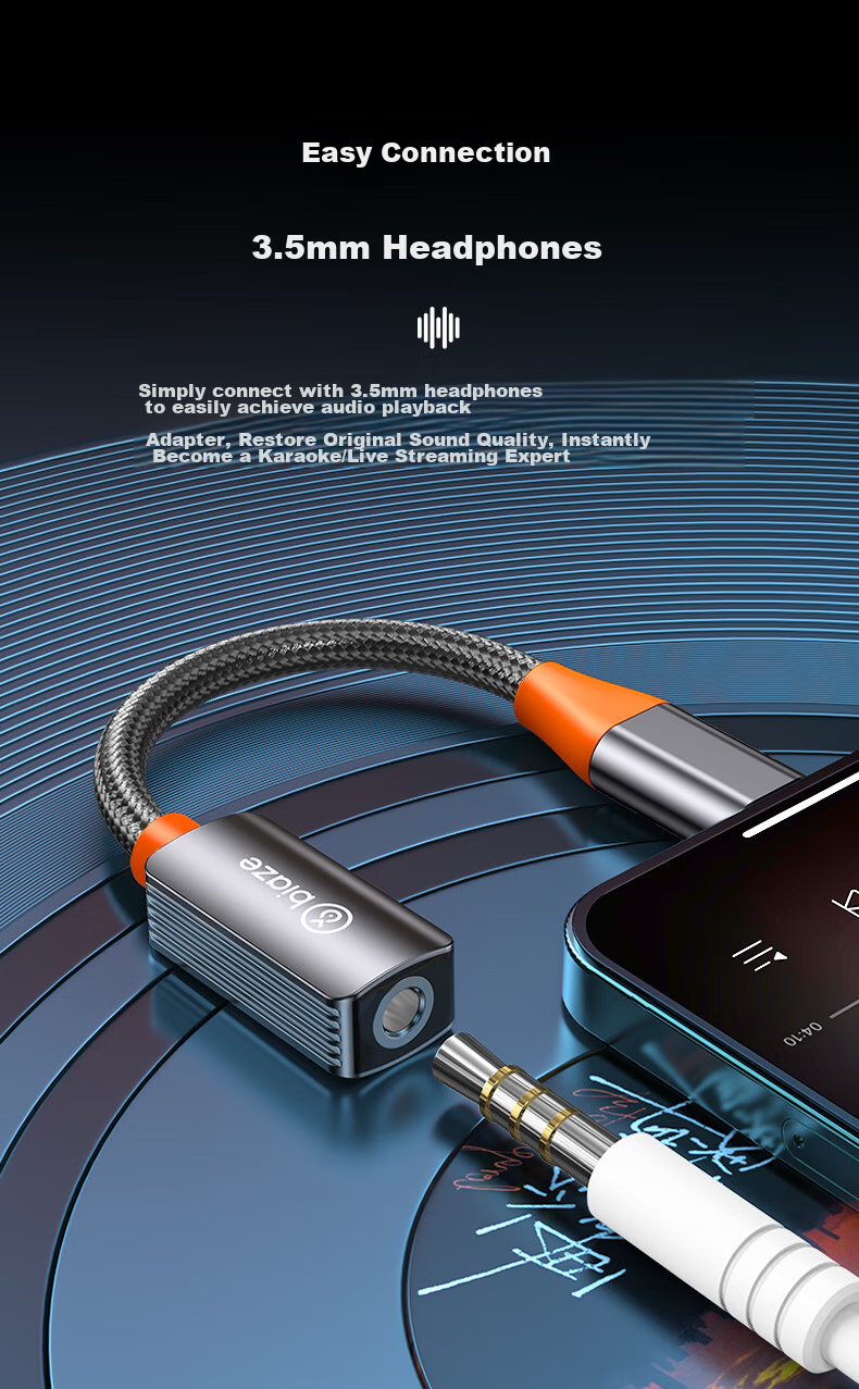 Переходник Lightning на 3.5 мм