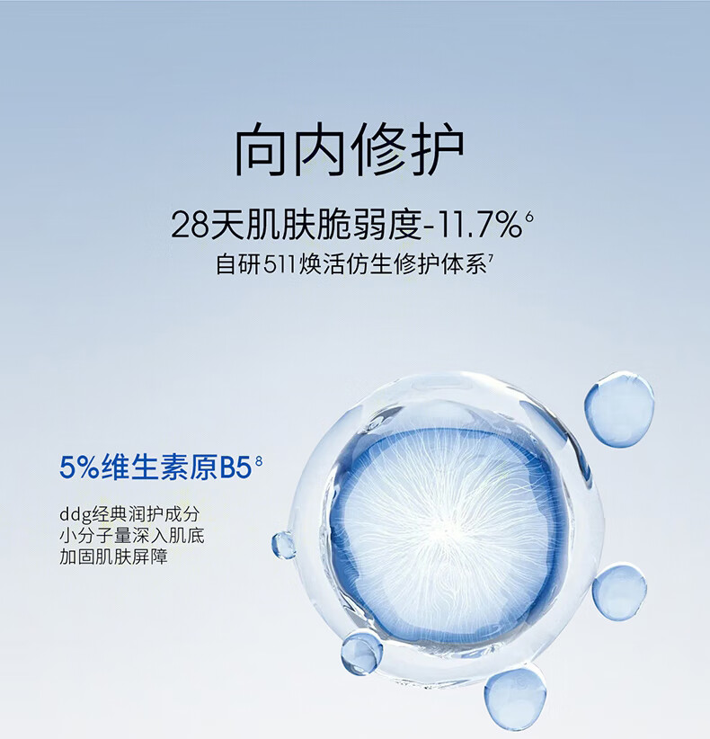 ddg511精华滋润版新版焕活保湿补水呵护屏障敏感泛红B5燕麦精华120g